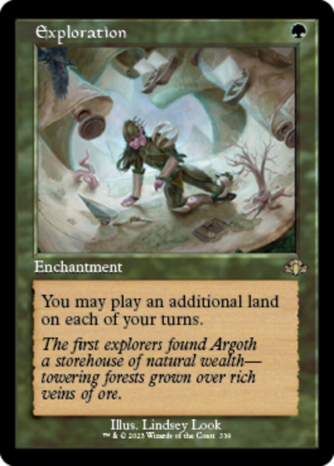 Exploration (Retro) [Dominaria Remastered] | Exor Games New Glasgow