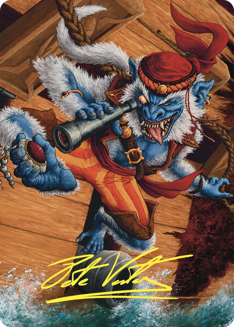 Treasure Nabber Art Card (Gold-Stamped Signature) [Commander Masters Art Series] | Exor Games New Glasgow
