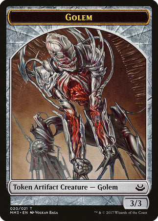 Golem Token [Modern Masters 2017 Tokens] | Exor Games New Glasgow