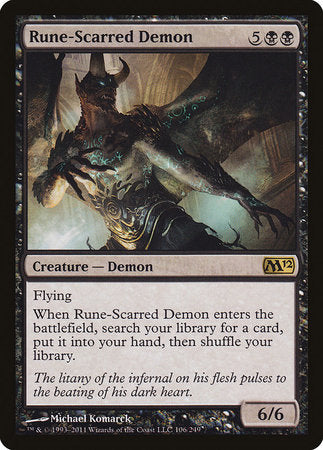 Rune-Scarred Demon [Magic 2012] | Exor Games New Glasgow