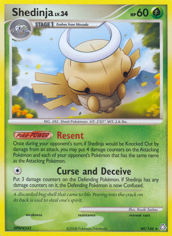 Shedinja (40/146) [Diamond & Pearl: Legends Awakened] | Exor Games New Glasgow