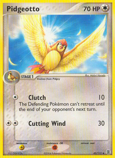 Pidgeotto (45/112) [EX: FireRed & LeafGreen] | Exor Games New Glasgow