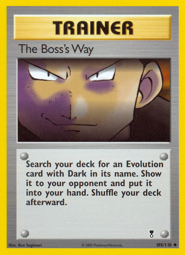 The Boss's Way (105/110) [Legendary Collection] | Exor Games New Glasgow