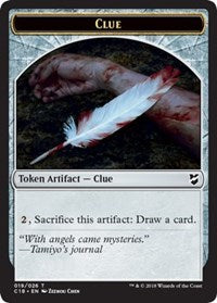 Clue // Construct (021) Double-sided Token [Commander 2018 Tokens] | Exor Games New Glasgow