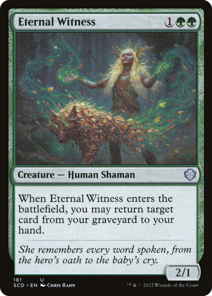 Eternal Witness [Starter Commander Decks] | Exor Games New Glasgow