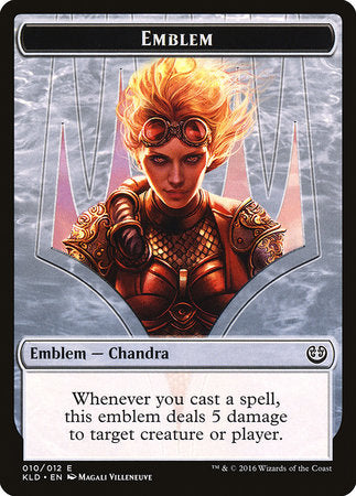 Emblem - Chandra, Torch of Defiance [Kaladesh Tokens] | Exor Games New Glasgow