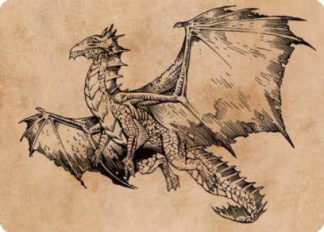 Ancient Bronze Dragon Art Card (58) [Commander Legends: Battle for Baldur's Gate Art Series] | Exor Games New Glasgow