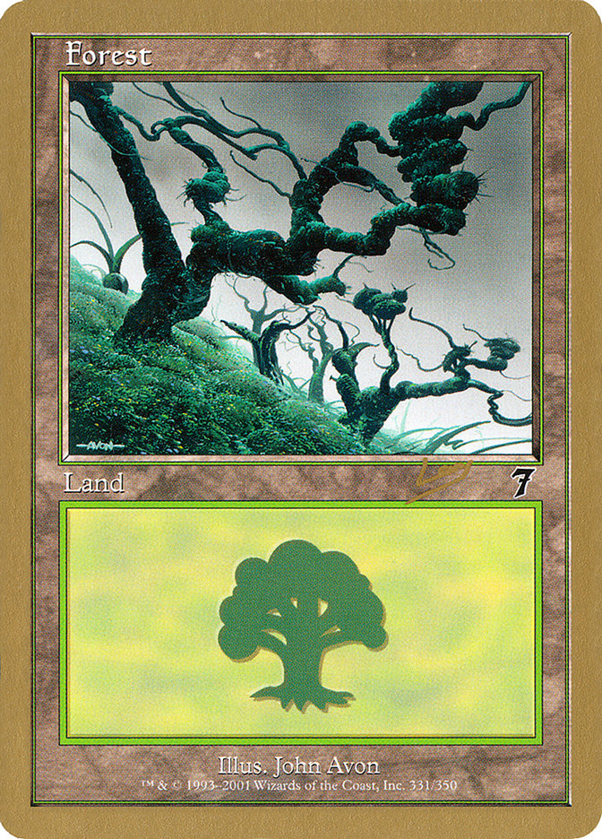 Forest (rl331) (Raphael Levy) [World Championship Decks 2002] | Exor Games New Glasgow