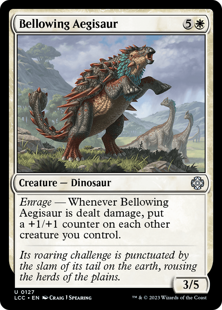 Bellowing Aegisaur [The Lost Caverns of Ixalan Commander] | Exor Games New Glasgow