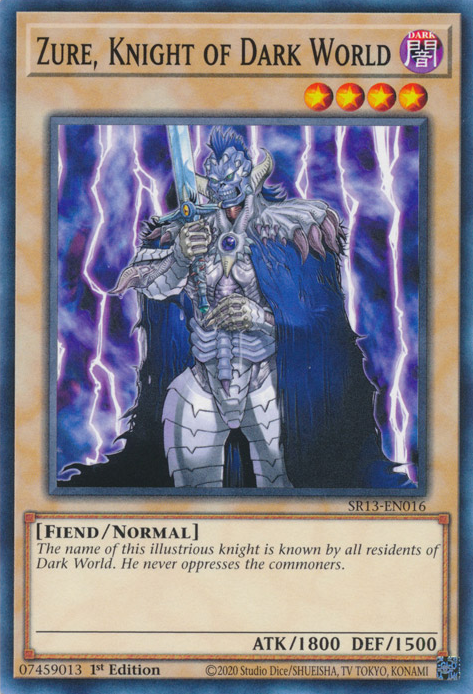 Zure, Knight of Dark World [SR13-EN016] Common | Exor Games New Glasgow