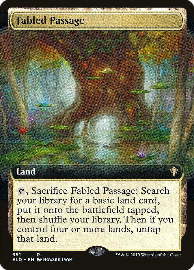 Fabled Passage (Extended Art) [Throne of Eldraine] | Exor Games New Glasgow