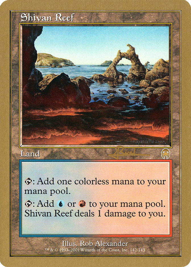 Shivan Reef (Antoine Ruel) [World Championship Decks 2001] | Exor Games New Glasgow