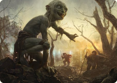 Smeagol, Helpful Guide Art Card [The Lord of the Rings: Tales of Middle-earth Art Series] | Exor Games New Glasgow