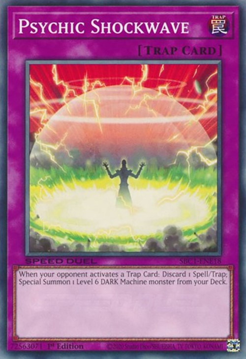 Psychic Shockwave [SBC1-ENE18] Common | Exor Games New Glasgow