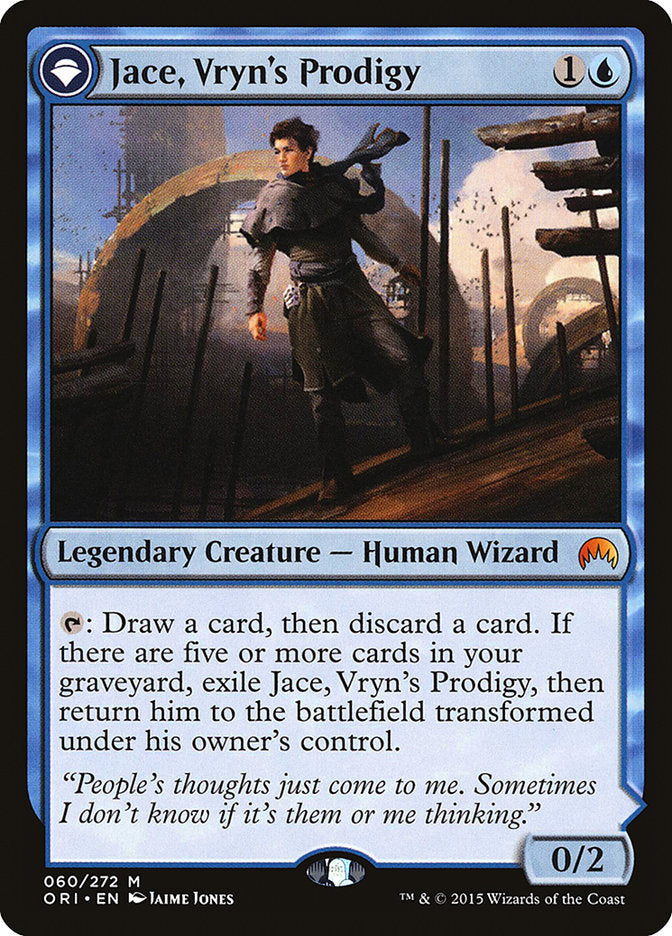 Jace, Vryn's Prodigy // Jace, Telepath Unbound [Magic Origins] | Exor Games New Glasgow