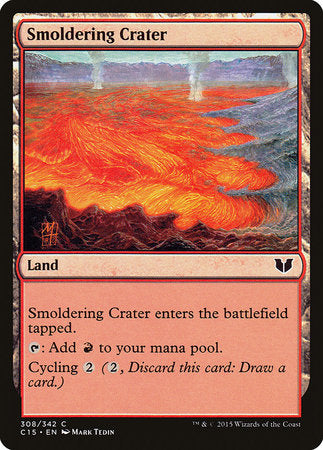 Smoldering Crater [Commander 2015] | Exor Games New Glasgow