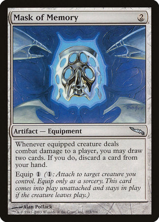 Mask of Memory [Mirrodin] | Exor Games New Glasgow