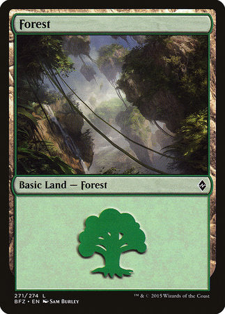 Forest (271) [Battle for Zendikar] | Exor Games New Glasgow