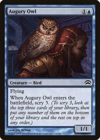 Augury Owl [Planechase 2012] | Exor Games New Glasgow