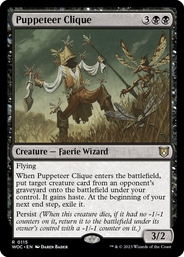 Puppeteer Clique [Wilds of Eldraine Commander] | Exor Games New Glasgow