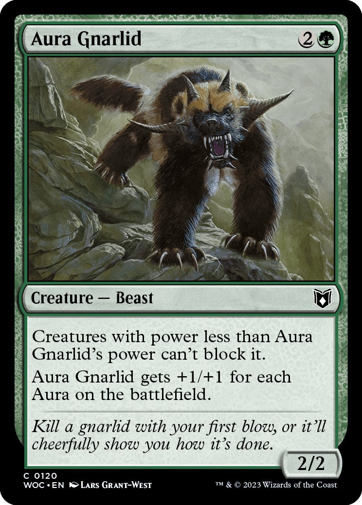 Aura Gnarlid [Wilds of Eldraine Commander] | Exor Games New Glasgow