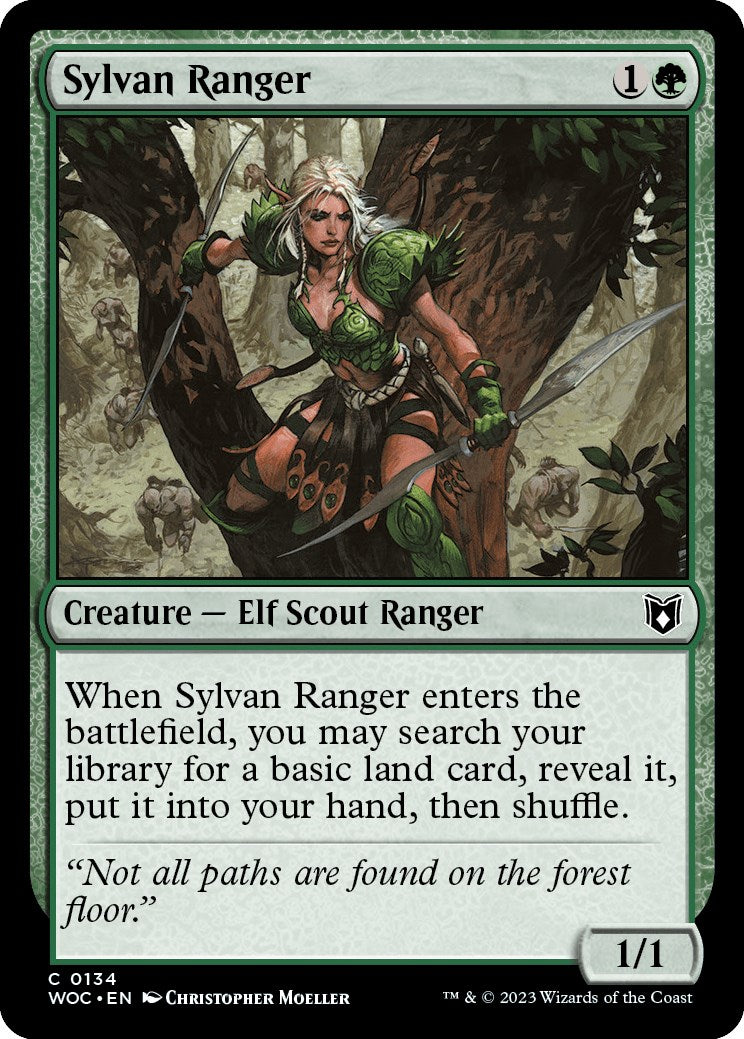 Sylvan Ranger [Wilds of Eldraine Commander] | Exor Games New Glasgow