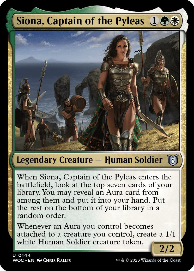 Siona, Captain of the Pyleas [Wilds of Eldraine Commander] | Exor Games New Glasgow