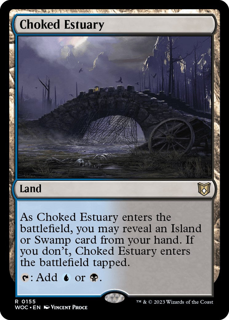 Choked Estuary [Wilds of Eldraine Commander] | Exor Games New Glasgow