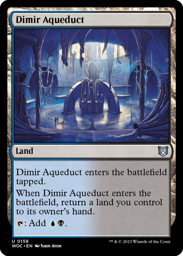 Dimir Aqueduct [Wilds of Eldraine Commander] | Exor Games New Glasgow