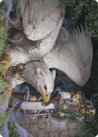 Dutiful Griffin Art Card [Wilds of Eldraine Art Series] | Exor Games New Glasgow