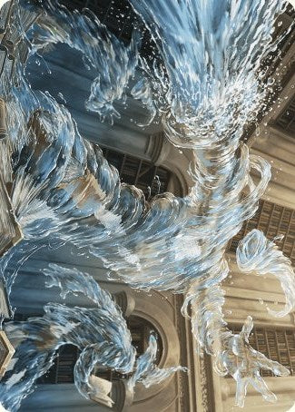 Splashy Spellcaster Art Card [Wilds of Eldraine Art Series] | Exor Games New Glasgow