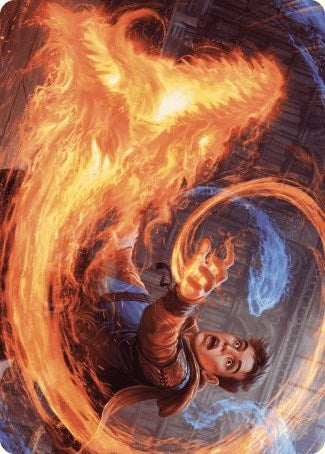 Frantic Firebolt Art Card [Wilds of Eldraine Art Series] | Exor Games New Glasgow