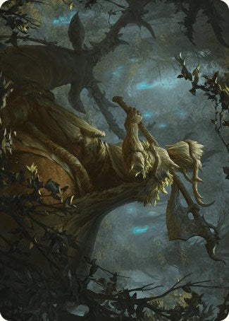 Verdant Outrider Art Card [Wilds of Eldraine Art Series] | Exor Games New Glasgow