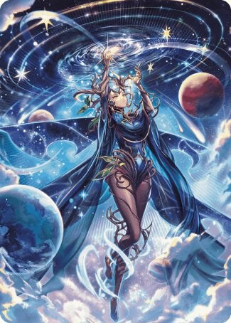 Omniscience Anime Art Card [Wilds of Eldraine Art Series] | Exor Games New Glasgow