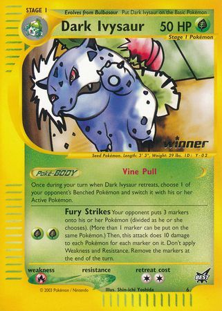 Dark Ivysaur (6) (Winner) [Best of Promos] | Exor Games New Glasgow