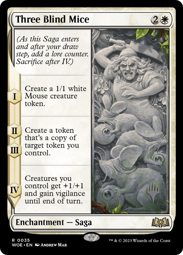 Three Blind Mice (Promo Pack) [Wilds of Eldraine Promos] | Exor Games New Glasgow