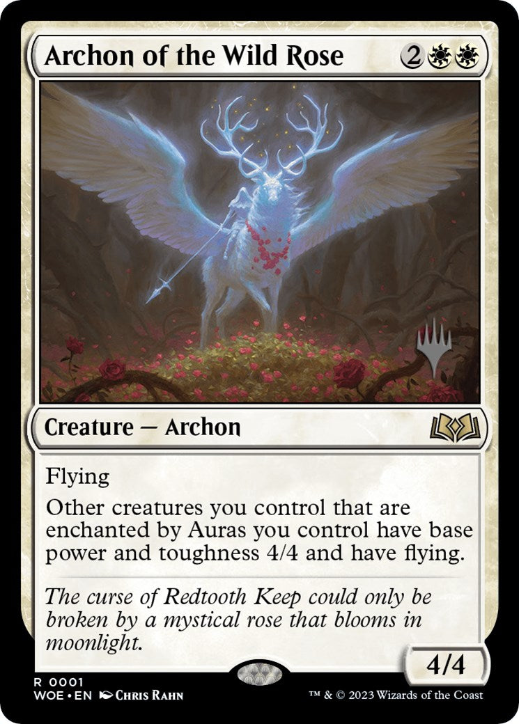 Archon of the Wild Rose (Promo Pack) [Wilds of Eldraine Promos] | Exor Games New Glasgow