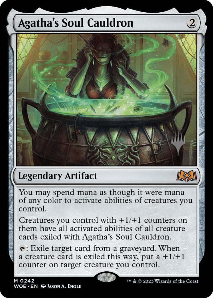 Agatha's Soul Cauldron (Promo Pack) [Wilds of Eldraine Promos] | Exor Games New Glasgow