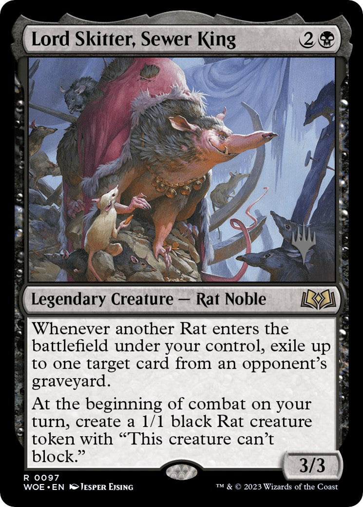 Lord Skitter, Sewer King (Promo Pack) [Wilds of Eldraine Promos] | Exor Games New Glasgow