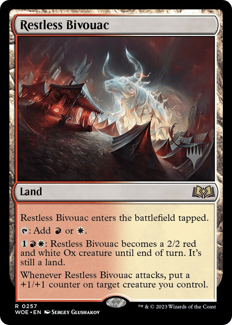 Restless Bivouac (Promo Pack) [Wilds of Eldraine Promos] | Exor Games New Glasgow