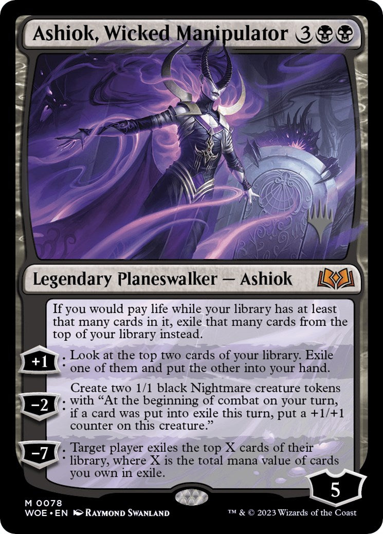 Ashiok, Wicked Manipulator (Promo Pack) [Wilds of Eldraine Promos] | Exor Games New Glasgow