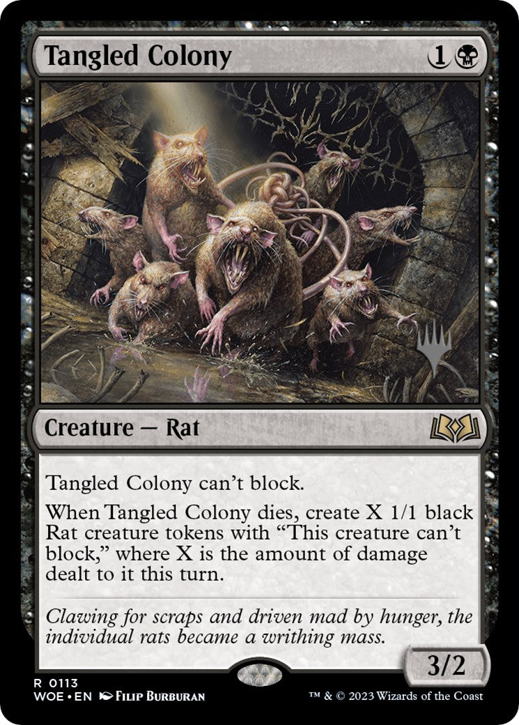 Tangled Colony (Promo Pack) [Wilds of Eldraine Promos] | Exor Games New Glasgow