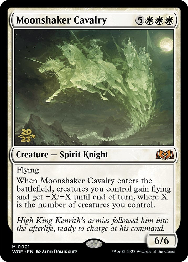 Moonshaker Cavalry [Wilds of Eldraine Prerelease Promos] | Exor Games New Glasgow