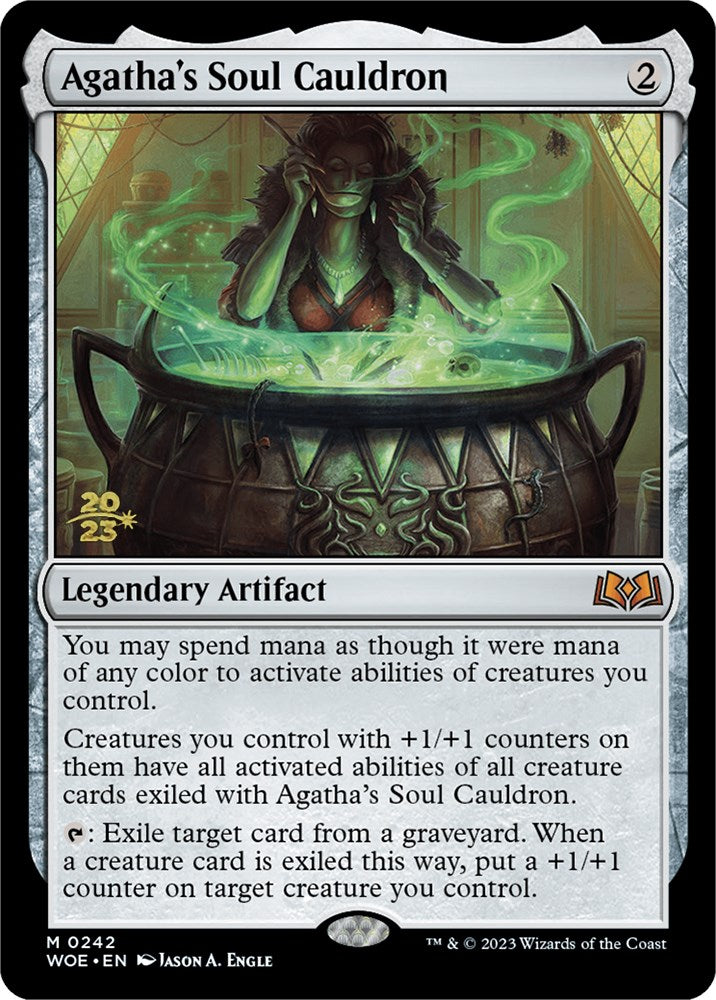 Agatha's Soul Cauldron [Wilds of Eldraine Prerelease Promos] | Exor Games New Glasgow