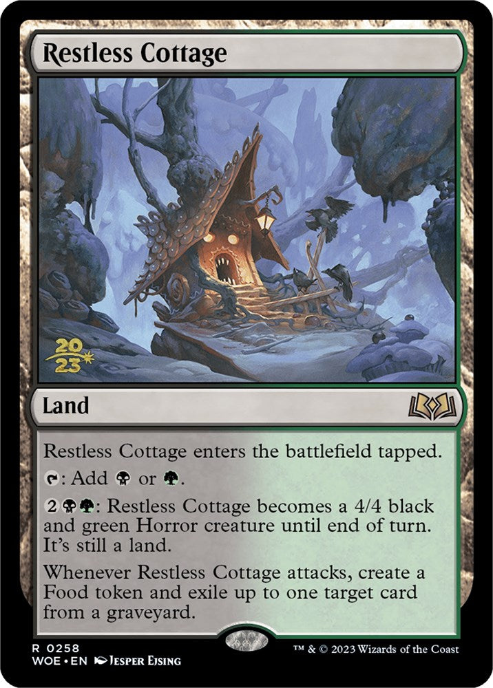 Restless Cottage [Wilds of Eldraine Prerelease Promos] | Exor Games New Glasgow