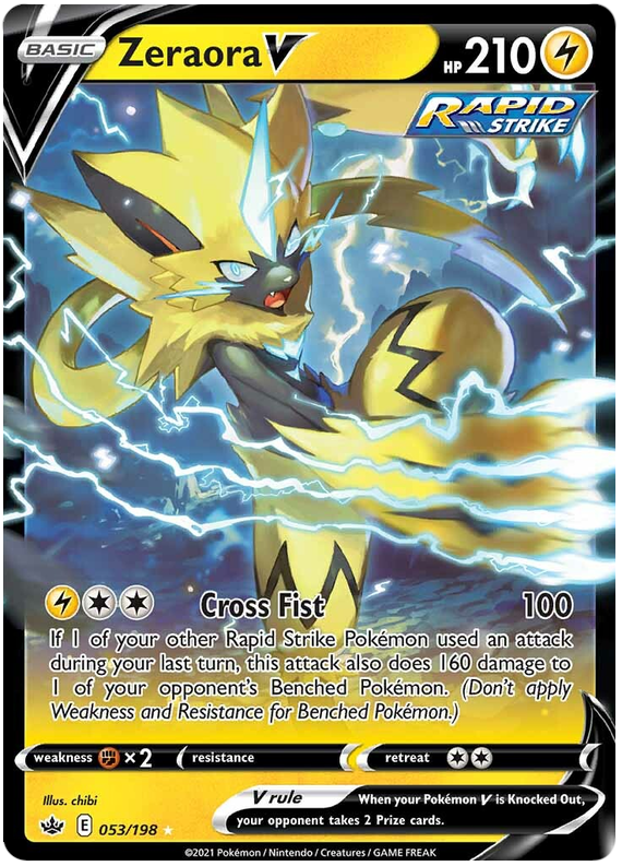 Zeraora V (053/198) [Sword & Shield: Chilling Reign] | Exor Games New Glasgow