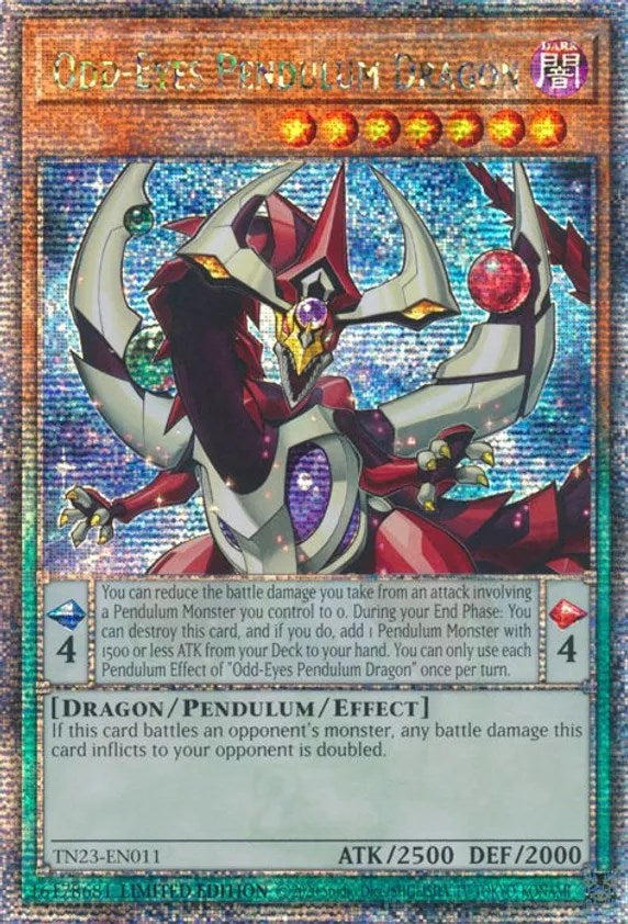 Odd-Eyes Pendulum Dragon [TN23-EN011] Quarter Century Secret Rare | Exor Games New Glasgow