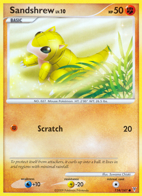 Sandshrew (124/147) [Platinum: Supreme Victors] | Exor Games New Glasgow