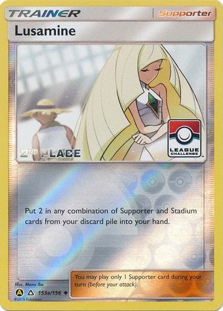 Lusamine (153a/156) (League Challenge Alt Art 2nd Place) [Sun & Moon: Ultra Prism] | Exor Games New Glasgow