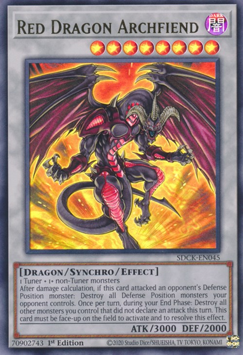 Red Dragon Archfiend [SDCK-EN045] Ultra Rare | Exor Games New Glasgow